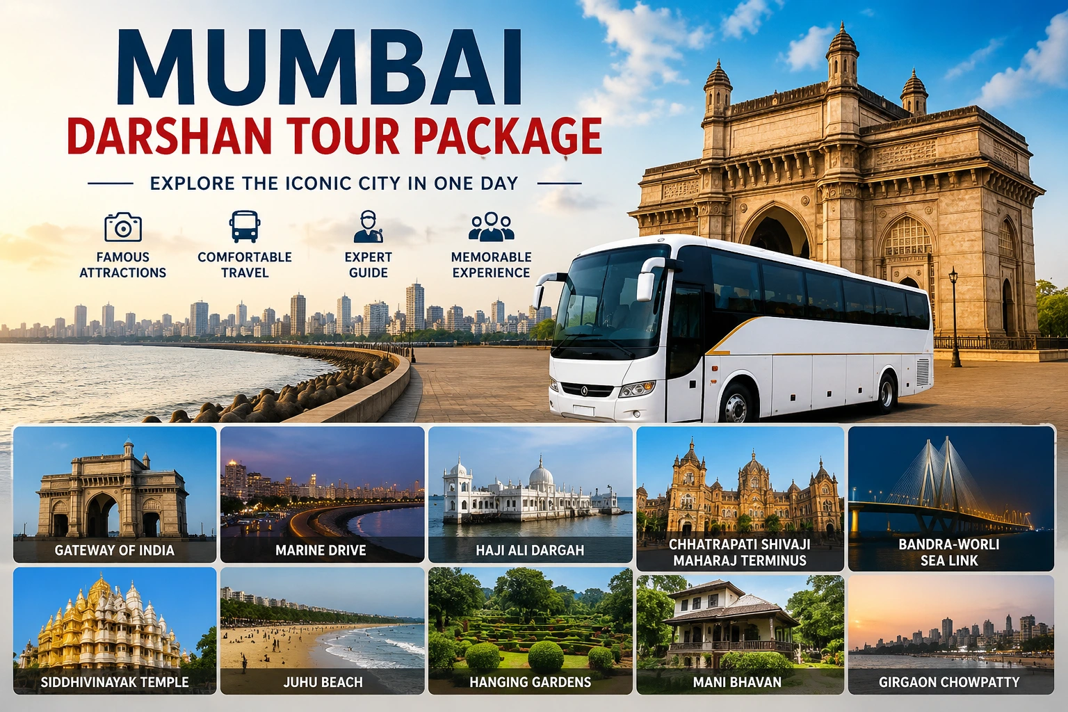 Why Choose Mumbai Darshan Bus Tour for Your Mumbai Darshan Tour Package
